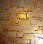 Palette Knife Painting, Metallic Art, Textured Paintings, Abstract Gold, Copper Silver 4 small
