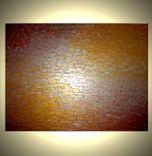 Palette Knife Painting, Metallic Art, Textured Paintings, Abstract Gold, Copper Silver 5 small