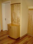 Curved Front Entry Cabinet 1 small