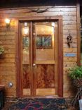 Writing Studio Windows And Entry Door Made Of Redwood 1 small