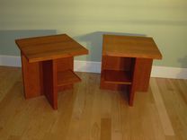 Cherry Cube Tables 2 small