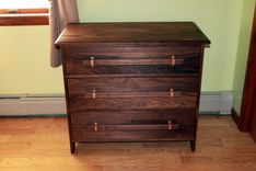 Walnut Bureaus 3 small