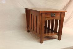 Stickley Style Oak End Table 2 small