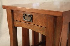 Stickley Style Oak End Table 5 small