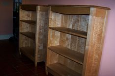 Tiger Maple Bookcase 7 small