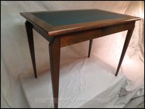 Leather Top Oak Ladies Writing Desk 3 small