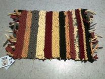 Upcycled Handknit T-Shirt Scatter Rug 1 small
