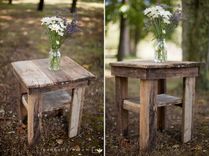 Barnwood Bedside Table (Lynne Collection) 2 small