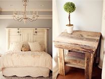 Barnwood Bedside Table (Lynne Collection) 1 small