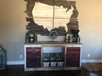 Barnwood Entertainment Center (Jenn Collection) 1 small