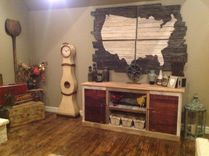 Barnwood Entertainment Center (Jenn Collection) 3 small