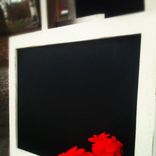 White Distressed Chalkboard 24x32 1 small