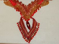 Beaded Necklace And Earrings With Copper 5 small