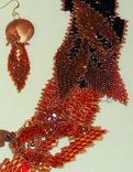 Beaded Necklace And Earrings With Copper 3 small