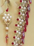 Pearls And Crystals Necklace And Earrings Set 2 small