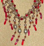 Pearls And Crystals Necklace And Earrings Set 5 small