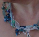 Blue Heart Necklace And Earring Set 2 small