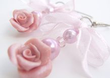 Mother's Day Bracelet And Earrings Combo- Hand-Crafted In Polymer Clay 3 small