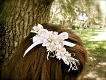 Beautiful Bridal Hairpiece - Unique And One Of A Kind - Beautifully Packaged 1 small