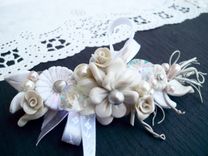 Beautiful Bridal Hairpiece - Unique And One Of A Kind - Beautifully Packaged 3 small