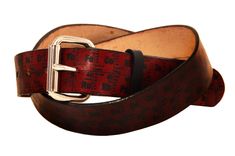 Periodic Table Of Elements Leather Belt 4 small