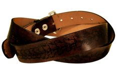 Vertebrae Leather Belt 4 small