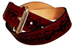 Vertebrae Leather Belt 3 small