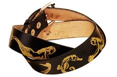 Leather Belt- Mermaids And Sea Creatures 3 small