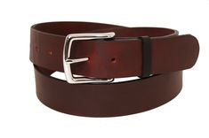Latigo Leather Belt - Black Or Burgundy 3 small