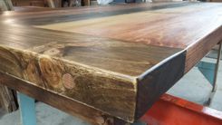 Multicolored Farm Tables 2 small