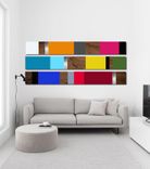 Mod Chevron 60x24 - Wood Wall Art, Metal Wall Art, Modern Wall Art, Wall Decor 1 small