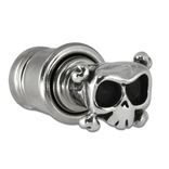 Skull Car Cigarette Lighter Louie In Sterling Silver 2 small