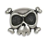 Skull Belt Buckle In Bronze 1 small