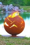 Alpenglow Mountain Sunset Fire Bowl - 37 Inches 1 small