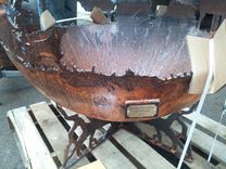 Custom Up North Fire Pit Sphere - 37 Inches 6 small