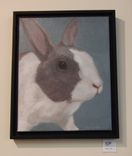 Original Oil Rabbit Art - Bunny Rabbit Painting - Nursery Room Art - Bunny Art - Original Animal Art 1 small