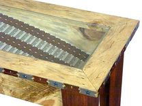 Incredible Console Table Featuring Original Razor Blade Art 3 small