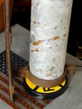 Handmade Lamp Featuring Railroad Marker Sign Vintage 4 small