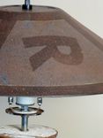 Handmade Lamp Featuring Railroad Marker Sign Vintage 6 small