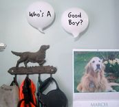 Dog Glass Word Balloon Woof Woof 3 small