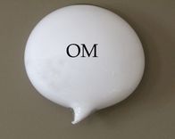 Om Meditation Glass Word Balloon Conversation Piece 3 small
