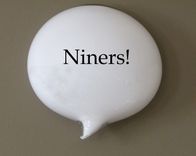 Niners Super Bowl Glass Word Balloon For The Wall 2 small
