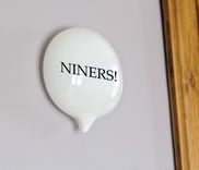 Niners Super Bowl Glass Word Balloon For The Wall 3 small