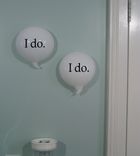 Wedding Glass Word Balloons Conversation Pieces Wall Pieces I Do I Do 2 small