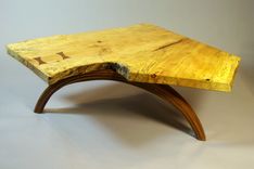 Spalted Slab Coffee Table 2 small