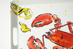 Lobster Bake Serving Tray - Beach House - Summer - Clam Bake - Hamptons - Long Island 2 small