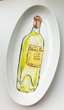 White Wine Bottle Plate - Fish Plate - Pinot Grigio - Santa Margherita - Home Decor 1 small