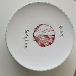 Sealife Salad Plate Set Of 5 Round Dishes 5 small