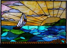 Stained Glass Ocean Scene 3 small