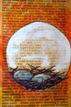 Winter Trees And Nest Prints- 4 Trees Set Of Prints 5x7 Nest, Tree, Spring, Moon And Stars 4 small